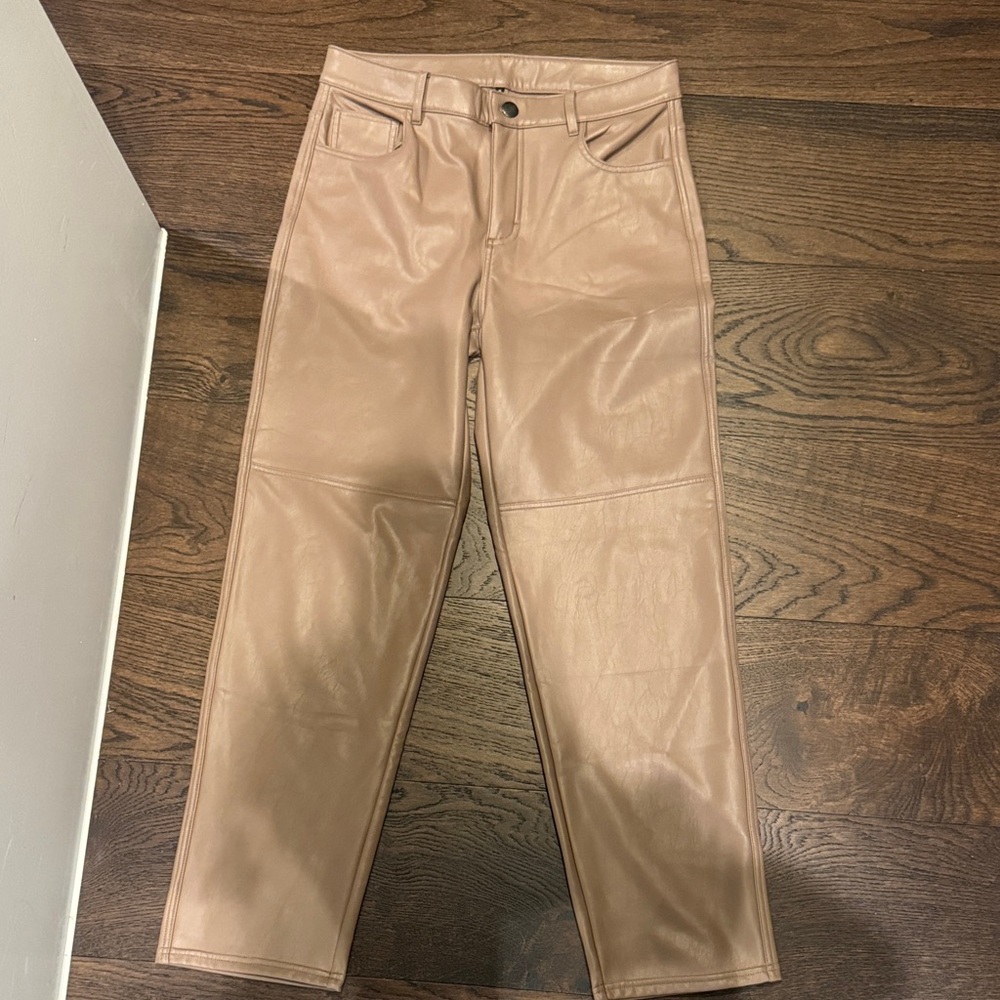 Women's Tan Straight Leg Pants